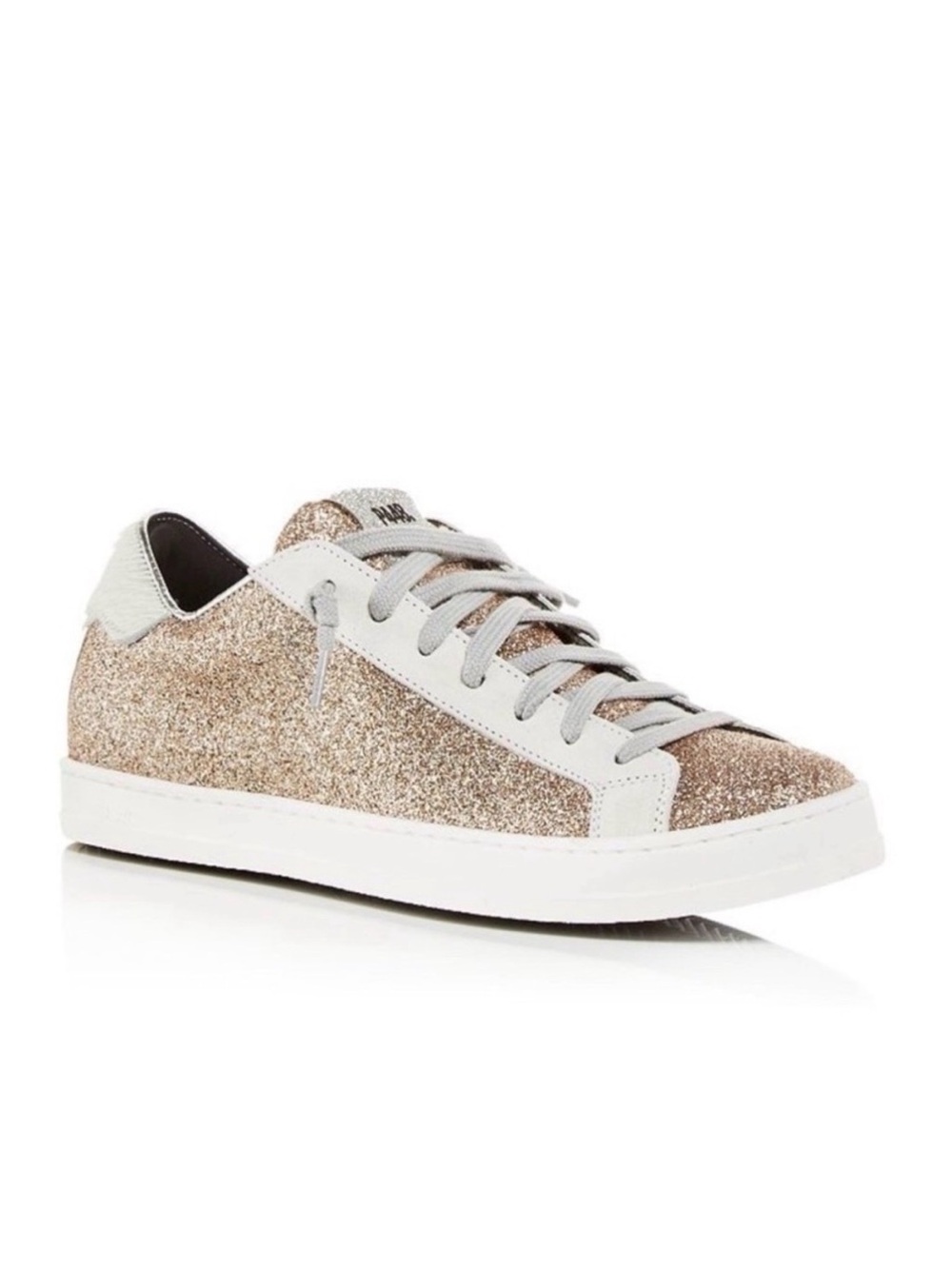 NWT! P448 John Glitter Yeti Rose Gold
EUC Calf Hair Sneakers Size 38